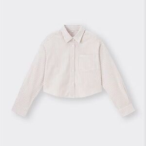 GU Striped Oxford Shirt